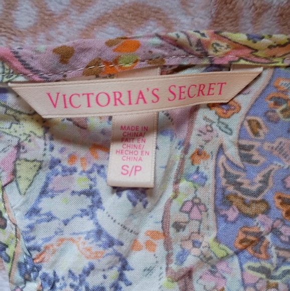 Victoria's Secret Caftan Boho‎ Paisly Swim Cover Up Size Small Festival Vibe - Picture 6 of 7